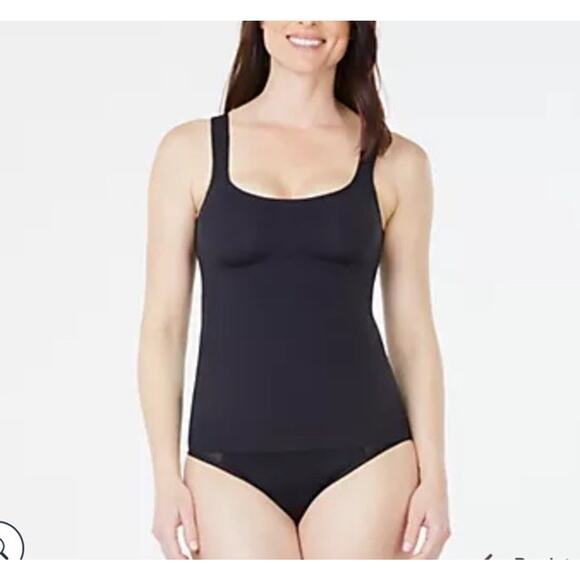 Anti x Proof Smoothing Camisole Tank A544676 Stretch Black Plus Size 3X NWT $50 - Picture 1 of 13